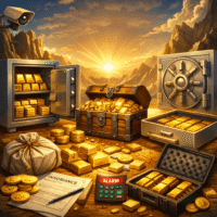 pohrana cuvanje zlata u banci ili doma