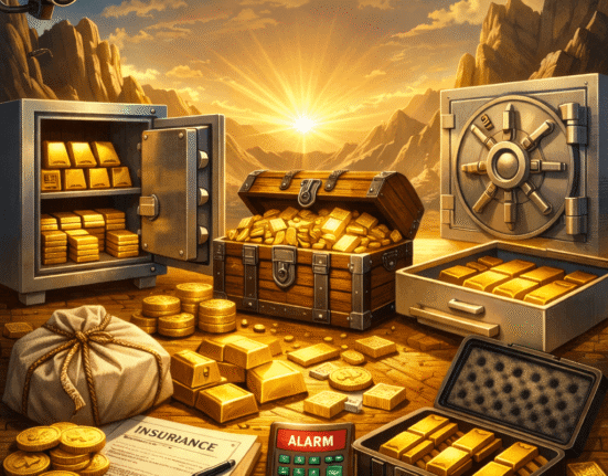 pohrana cuvanje zlata u banci ili doma