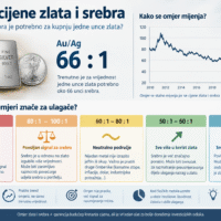 omjer zlato srebro